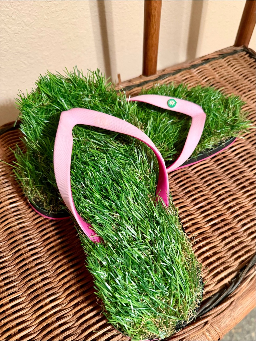 Grass Flip Flops ~ Size L ~